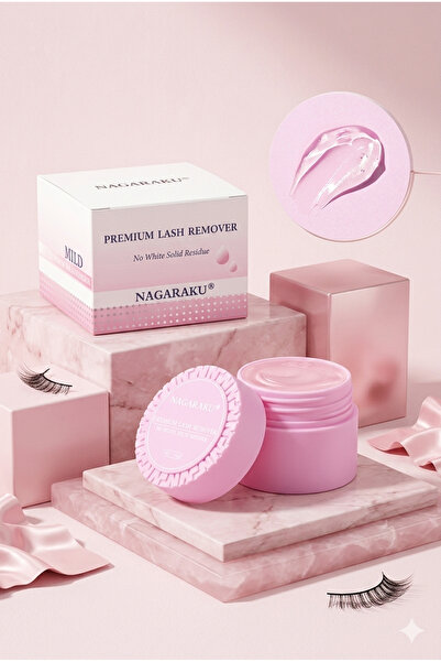 NAGARAKU İpek Kirpik Sökücü Çıkarıcı Remover Krem 12ml - PREMIUM LASH REMOVER