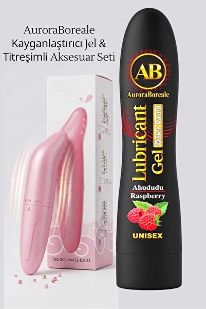 AuroraBoreale Premium 125 ML Ahududu Aromalı Kayganlaştırıcı Jel Güçlü Titreş...