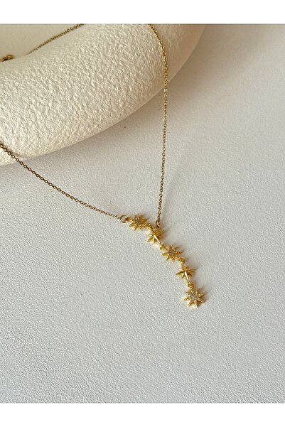 YOUES JEWELRY Çelik Taşlı Kadın Kolye