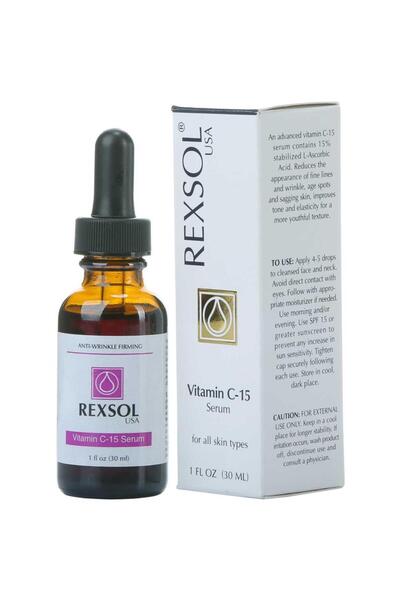 REXSOL سيروم فيتامين سي-15 30 مل
