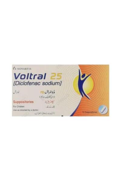voltaren 25Mg Supp 10's