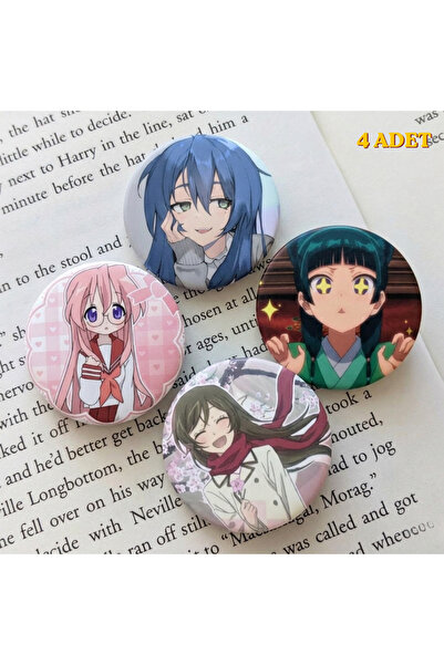 Toum Anime Tasarım Rozet 70 mm PVC Kaplı Çanta Ceket Yaka Aksesuarı
