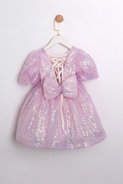 HAUSEkids 2-5 Yaş Cuddless Set Kız Çocuk Elbise-Lila