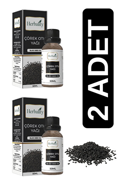 herbalıty Black Cumin Oil 50 ml 2*Pcs