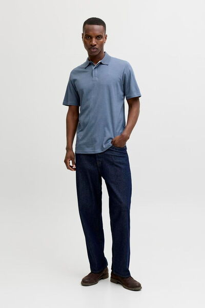 Jack & Jones Erkek Nakis Detayli Polo Yaka Tisört - Rodney