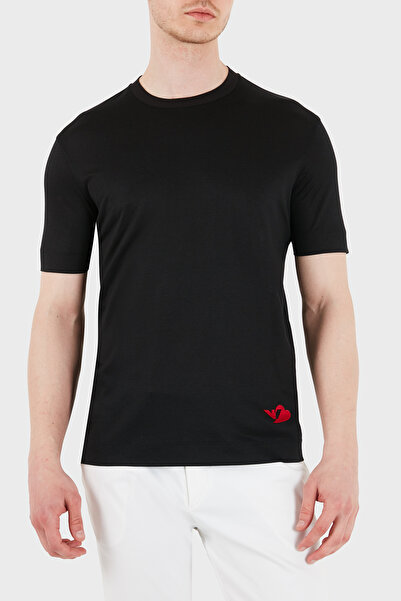Emporio Armani Logolu Regular Fit Bisiklet Yaka T Shirt Erkek T SHİRT EM00524...