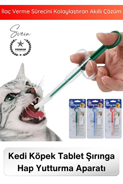 Svein #EvcilHayvan Petshop Kedi Köpek Tablet Şırınga Hap Yutturma Aparatı Evc...