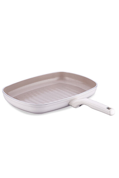 KORKMAZ Ornella Sera Dikdörtgen Grill Vanilya Tava 35x25 cm A3987