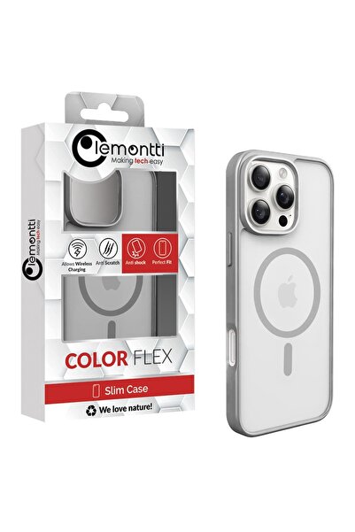 lemontti Husa EliteGuard Magsafe iPhone 16 Pro Gri