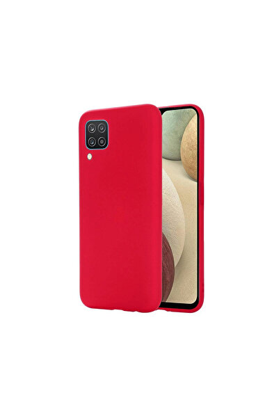 lemontti Husa Samsung Galaxy A12 Silicon Silky Rosu