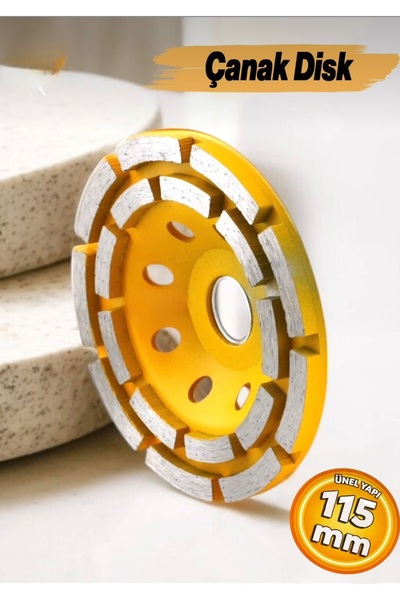 K-Pax Kpax KX000090 Elmaslı 115 mm Beton Mermer Yüzey Silme Taşlama Diski 115 mm