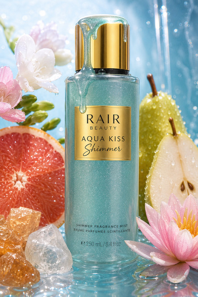 RAİR BEAUTY Vücut Spreyi Aqua Kiss Body Mist Simli Yapı