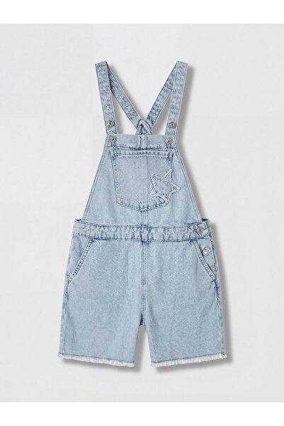 LC Waikiki Lcw Kids Girl's Jean Shorts Salopet