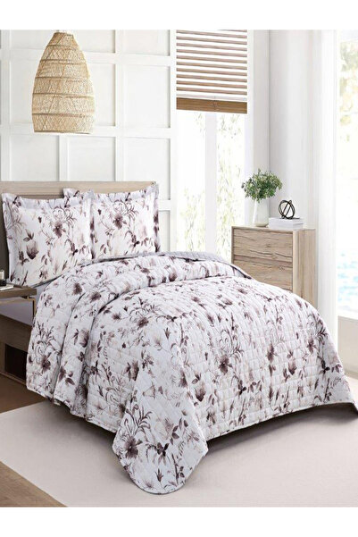 Valentini 4-Piece Microfiber Printed Bedspread Queen Set