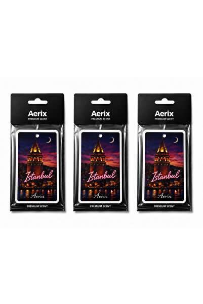 AERIX 3'lü Set İstanbul Serisi Araba Kokusu – Night Breeze