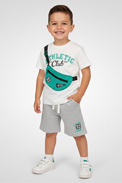 Lily & Jack Toddlers Boy 2 Pieces Graphic Print T-Shirt And Shorts Set, Multi...