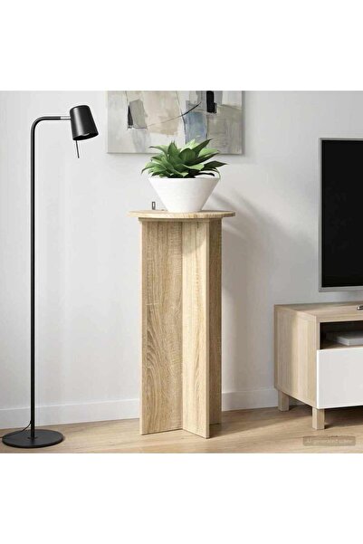 vidaxl Suport pentru plante 2 pcs Stejar Sonoma 40 x 40 x 80 cm