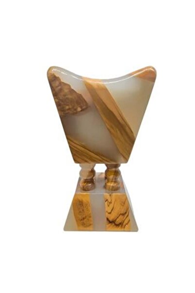 lovecrazy Incense burner made of premium wood, infused with high-density resi...