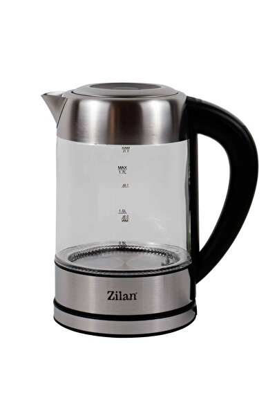 Zilan Fierbător electric cu control digital al temperaturii, 1.7L, 2200W, ilu...