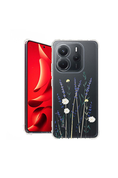 bestcase Противоударен калъф за Xiaomi Redmi Note 14 5G, Флорален - Минималис...