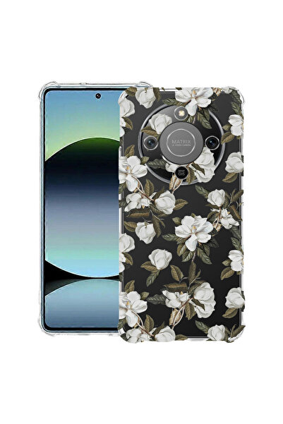 bestcase Αντικραδασμική Θήκη για Honor Magic8 Lite, Φλοράλ - Παστέλ Άνθη Μανό...