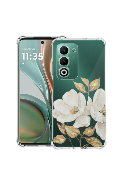 bestcase Husă Antișoc pentru OPPO A5, Florală - Camelie Aurie, 2052056 AS 2073