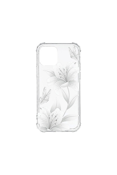 bestcase Husă Antișoc pentru Apple iPhone 11, Florală - Lotus Alb Elegant, 75...