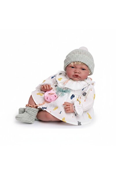 TUFY TOYS KİKİ BABY ELBİSELİ GERÇEKÇİ OYUNCAK BEBEK