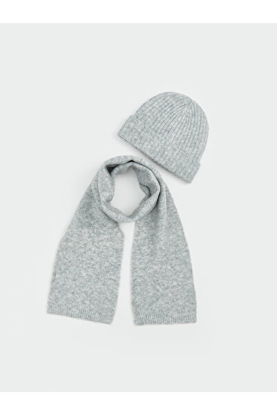 LC Waikiki Girl's Tricot Scarf and Beret