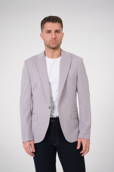 VALUE FASHION Erkek Spor Ceket, Esnek Örme Kumaş,Blazer Ceket