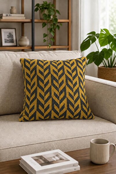 Lasviah Belinda Jakar Woven Tassel Detailed Throw Pillow Cover 43X43