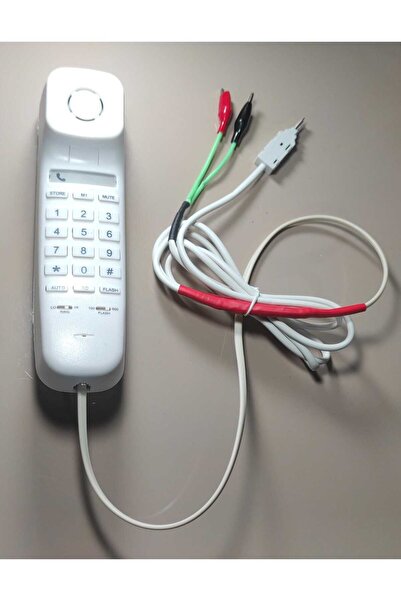 KAREL Test Telefonu BEYAZ ÜÇ UÇLU