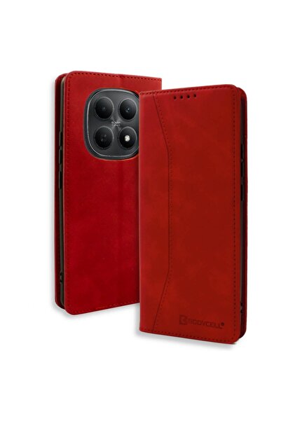 Bodycell Θήκη Πορτοφόλι για Xiaomi Redmi Note 15 / Poco M8 - Κόκκινο