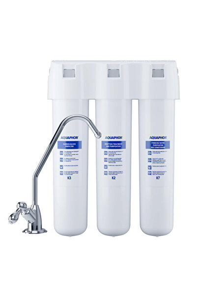 Aquaphor Crystal Τριπλό Σύστημα Φίλτρανσης Κάτω Πάγκου με Βρυσάκι K3, K2, K7