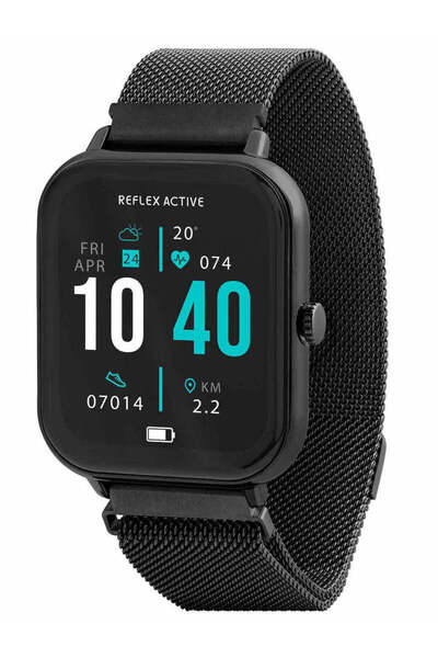 Reflex Active Έξυπνο ρολόι Σειρά 23 με παρακολούθηση καρδιακών παλμών (Μαύρο ...
