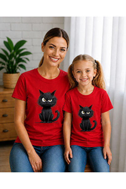 VODEXA Tricou supradimensionat pentru mamă și copil, combinație de tricouri, ...