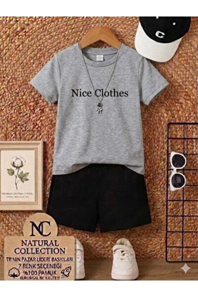 Nice Clothes ΚΑΛΟΚΑΙΡΙΝΟ ΠΑΙΔΙΚΟ ΣΕΤ ΜΠΛΟΥΖΑΚΙ-ΣΟΡΤΣ UNISEX (ΠΡΟΪΟΝΤΑ ΣΕ ΓΚΡΙ...