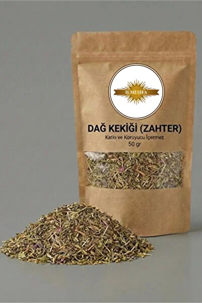 İLMİ ŞİFA Dağ Kekiği (Zahter – Zahter Otu – Wild Thyme – Origanum) Doğal Kuru...