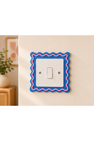 lysiaaccessory Decorative Switch Frame – Colorful Light Button Ornament Moder...