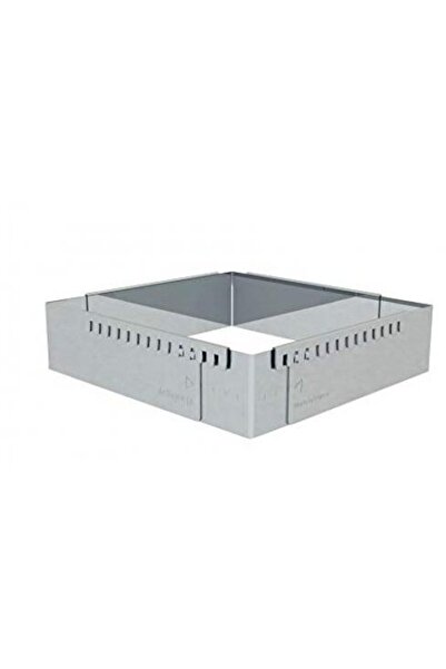 De Buyer Cadru de patiserie din oțel reglabil 21-40 cm pătrat