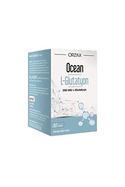 Orzax Ocean L-Glutathione 250 Mg 30 Tablets Food Supplement.Orzx