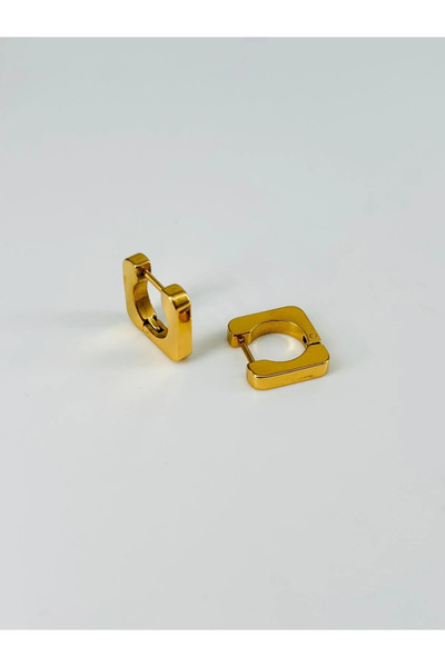 EASERA TİCARET Steel Men's Earring Diameter (9 mm) Thickness (3 mm) - Ekp0015