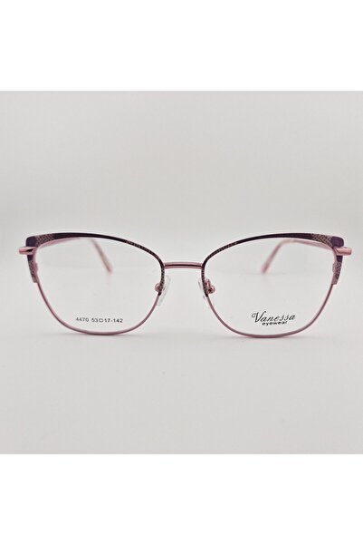 Vanessa Women's Eyeglass Frames C45, Oval, Metal, Pink, lightweight, fashion,...