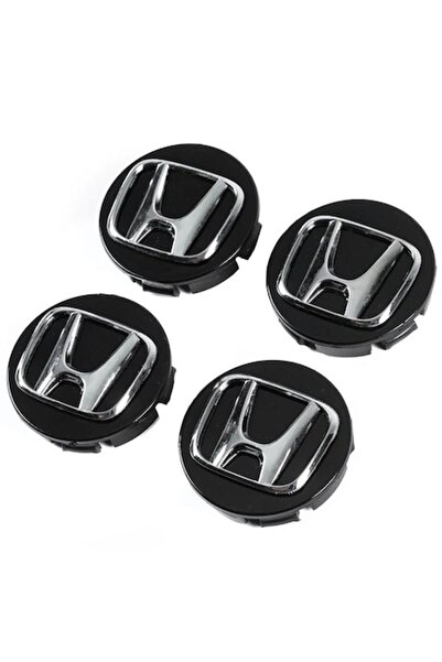 PBauto Wheel Caps Set, Honda, for alloy wheels, 69 mm, Black, 4 pieces