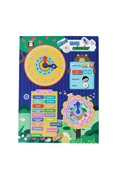 Junios Joc educativ in limba romana cu activitati zilnice - Micul meu calendar