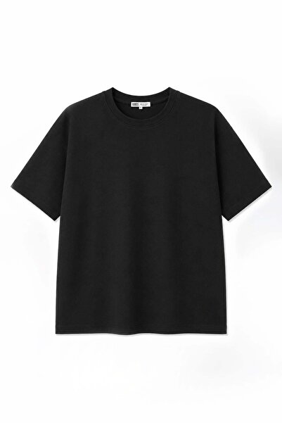 VAMOSCLO Basic Regular Fit Tişört Siyah