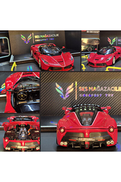 shop 1:24 Ferrari Laferrari Aperta Kırmızı Renk Model Araba