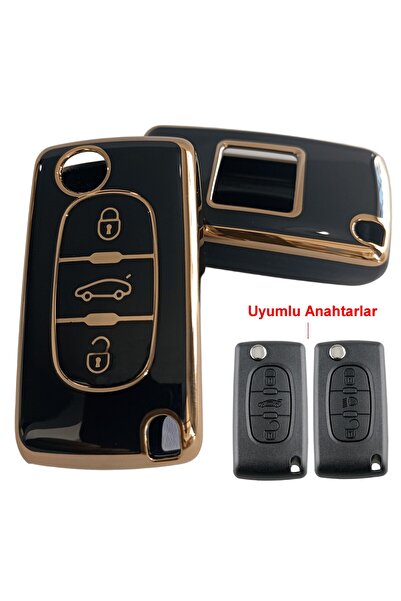 Kasey Peugeot 407 508 Citroen C4 C5 Compatible Remote Key Case Cover Auto Key...