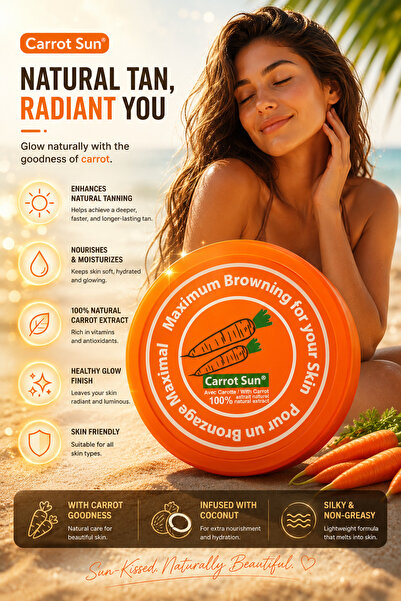 Carrot Sun Carot Sun Carot Tanning Cream - 350 ml