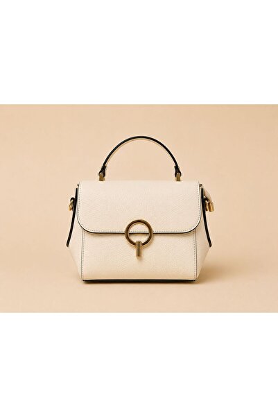 Bags Italia Ilemis Compact shoulder and handbag bag, with elegant gold detail...